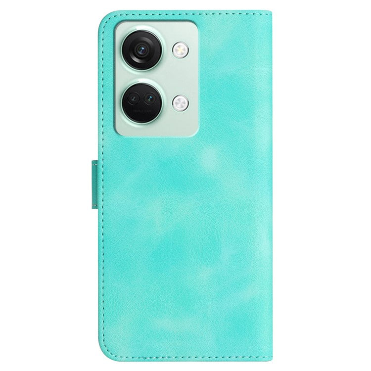 YX0030 For OnePlus Ace 2V / Nord 3 5G Case Leather Smile Pattern Phone Cover Wallet - Baby Blue