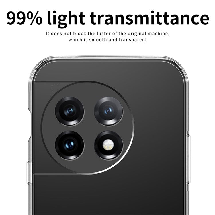 MOFI For OnePlus 12 5G Anti-Dust Cover TPU Phone Shell Clear Phone Case