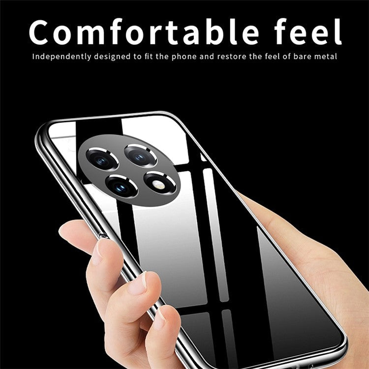 MOFI For OnePlus 12 5G Anti-Dust Cover TPU Phone Shell Clear Phone Case