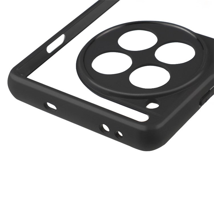 For OnePlus 12 5G Clear Case TPU Frame PC Back Mobile Phone Cover