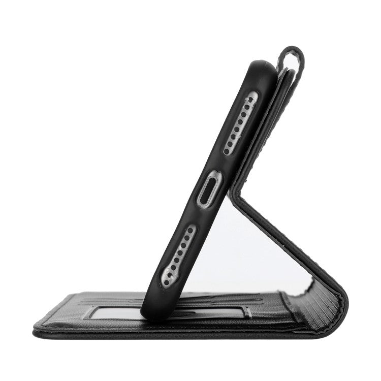 YX0050 For OnePlus 12 5G Cell Phone Case Leather Imprint Sunflower Pattern Foldable Stand Cover - Black