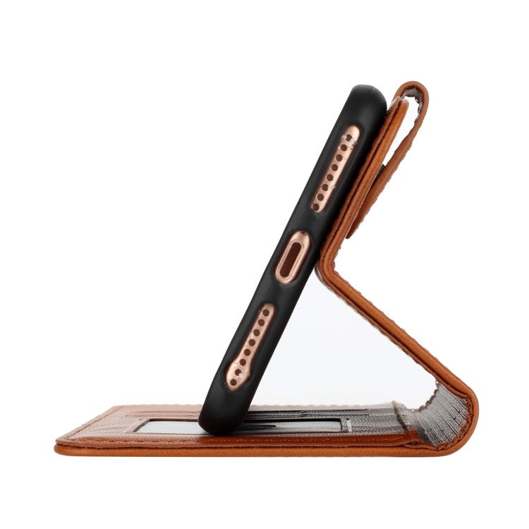 YX0050 For OnePlus 12 5G Cell Phone Case Leather Imprint Sunflower Pattern Foldable Stand Cover - Coffee