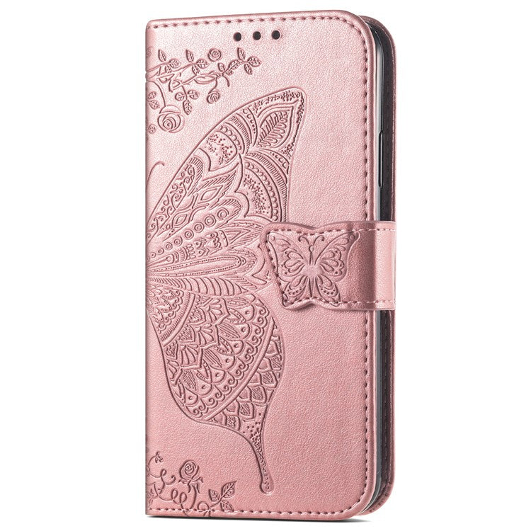 Phone Stand Case for Oppo A79 5G / A2 5G PU Leather Phone Cover - Rose Gold