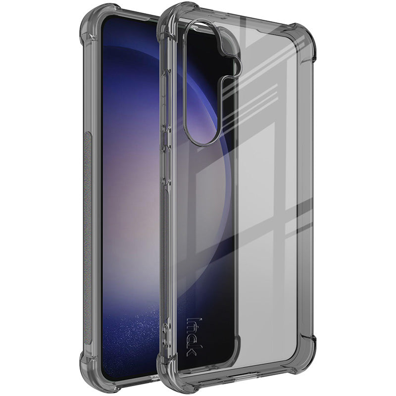 IMAK For Samsung Galaxy S24 Case Slim-Fit TPU Phone Shell Cover - Transparent Black