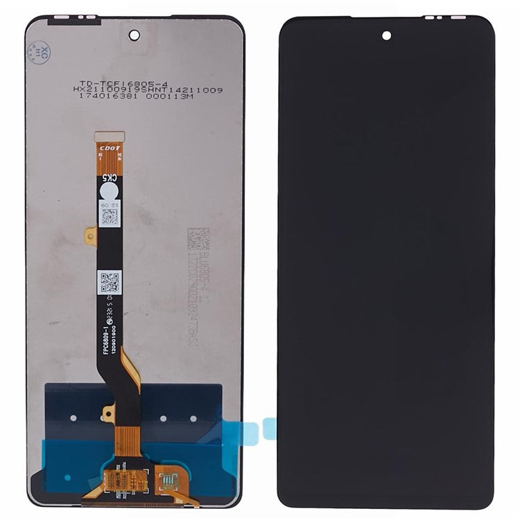For Infinix Note 30 5G X6711 OEM Grade S LCD Screen and Digitizer Assembly Part (Without Logo)
