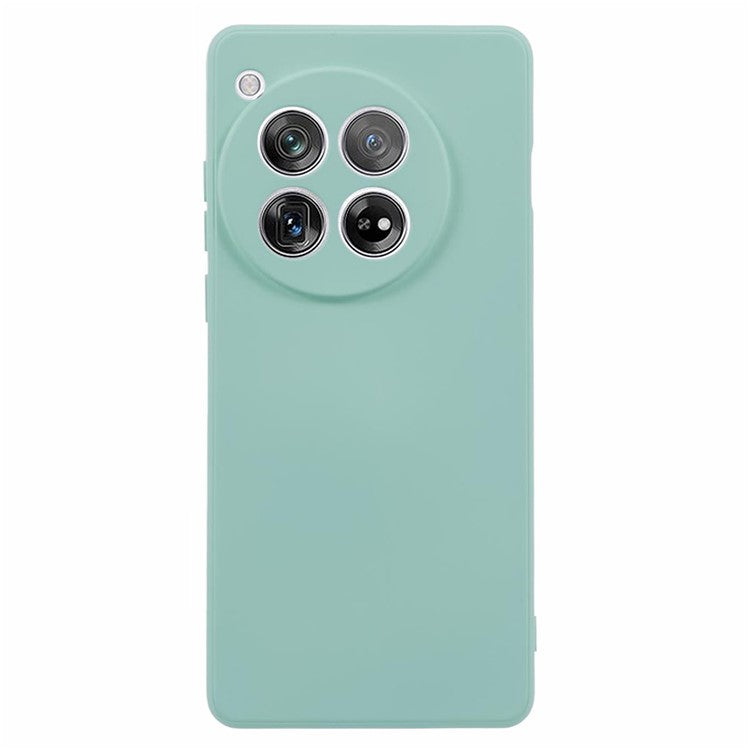 For OnePlus 12 5G Case Anti-Scratch Soft Fiber Lining TPU Phone Cover - Baby Blue