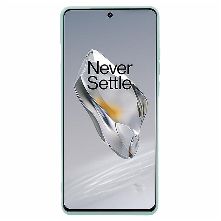 For OnePlus 12 5G Case Anti-Scratch Soft Fiber Lining TPU Phone Cover - Baby Blue