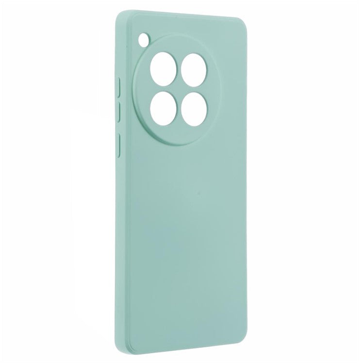 For OnePlus 12 5G Case Anti-Scratch Soft Fiber Lining TPU Phone Cover - Baby Blue