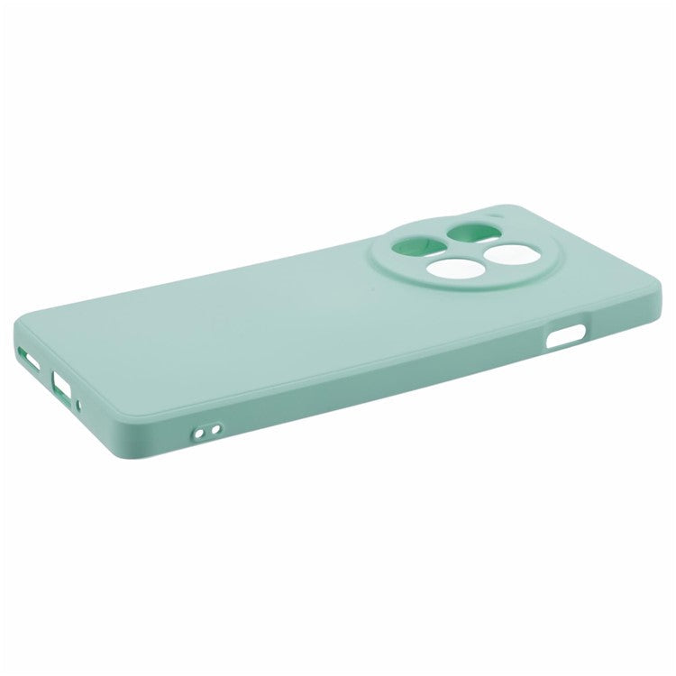 For OnePlus 12 5G Case Anti-Scratch Soft Fiber Lining TPU Phone Cover - Baby Blue