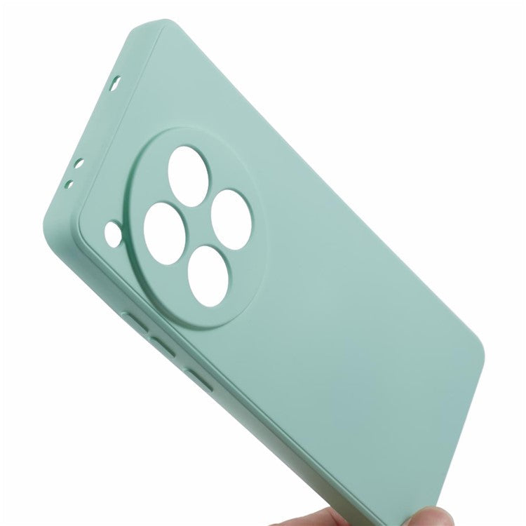 For OnePlus 12 5G Case Anti-Scratch Soft Fiber Lining TPU Phone Cover - Baby Blue