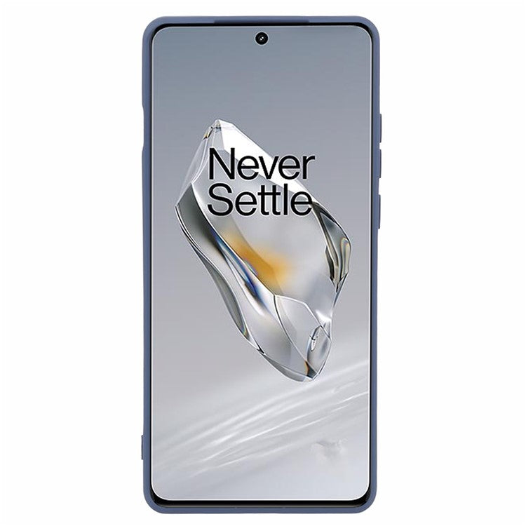 For OnePlus 12 5G Case Anti-Scratch Soft Fiber Lining TPU Phone Cover - Lavender Grey