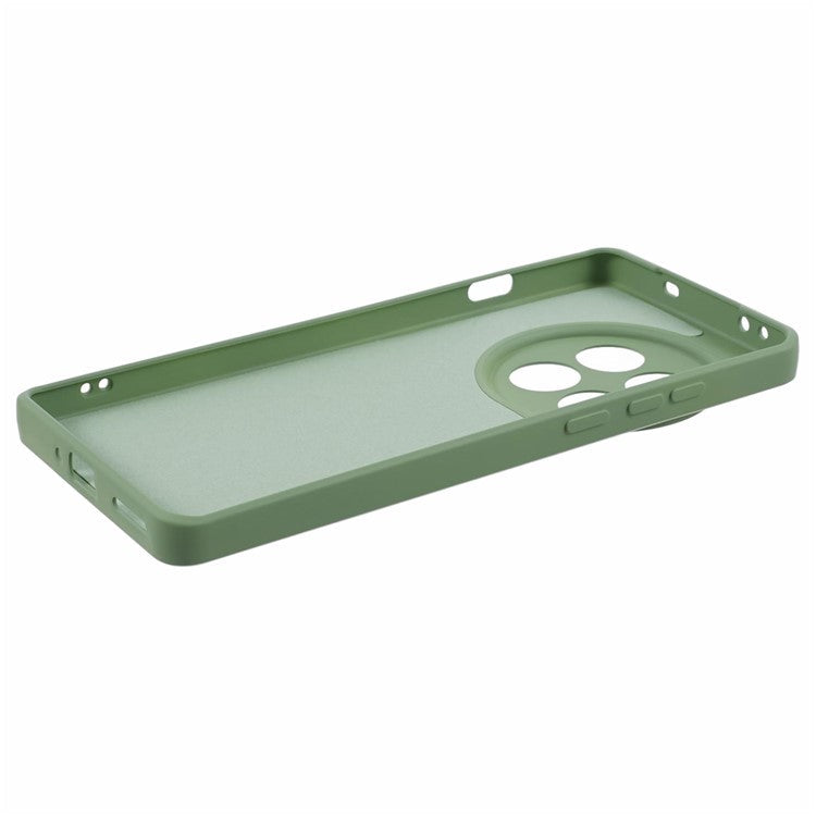 For OnePlus 12 5G Case Anti-Scratch Soft Fiber Lining TPU Phone Cover - Green