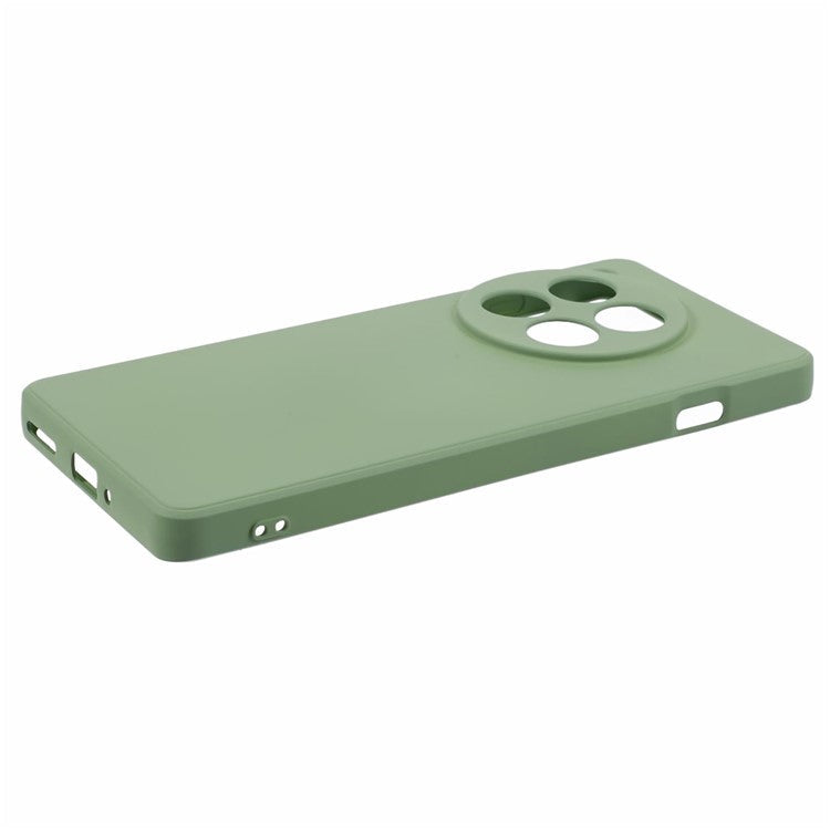 For OnePlus 12 5G Case Anti-Scratch Soft Fiber Lining TPU Phone Cover - Green
