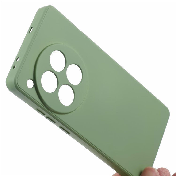 For OnePlus 12 5G Case Anti-Scratch Soft Fiber Lining TPU Phone Cover - Green