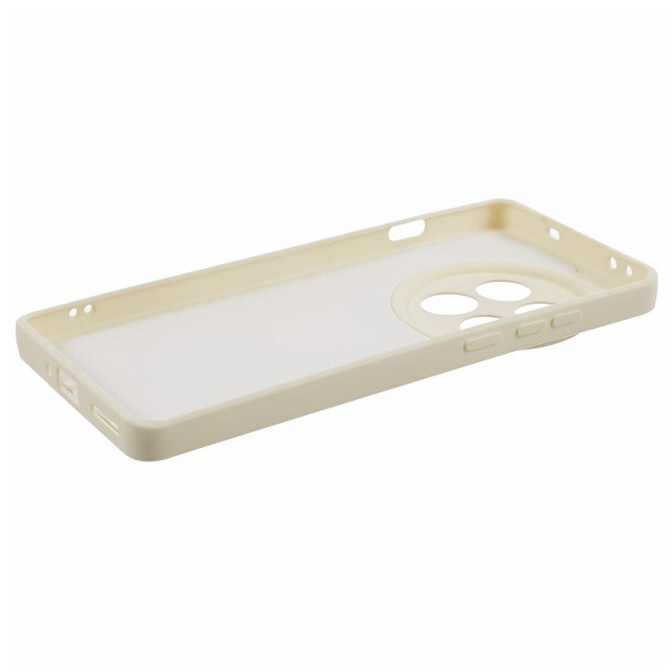 For OnePlus 12 5G Case Anti-Scratch Soft Fiber Lining TPU Phone Cover - White