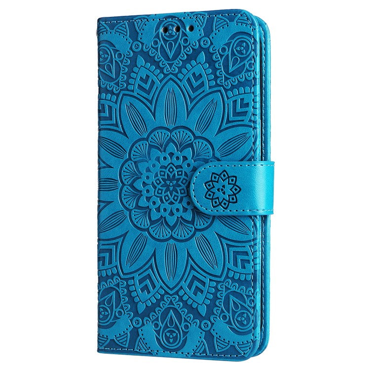 For OnePlus 12 5G PU Leather Phone Case Wallet Phone Stand Cover - Blue