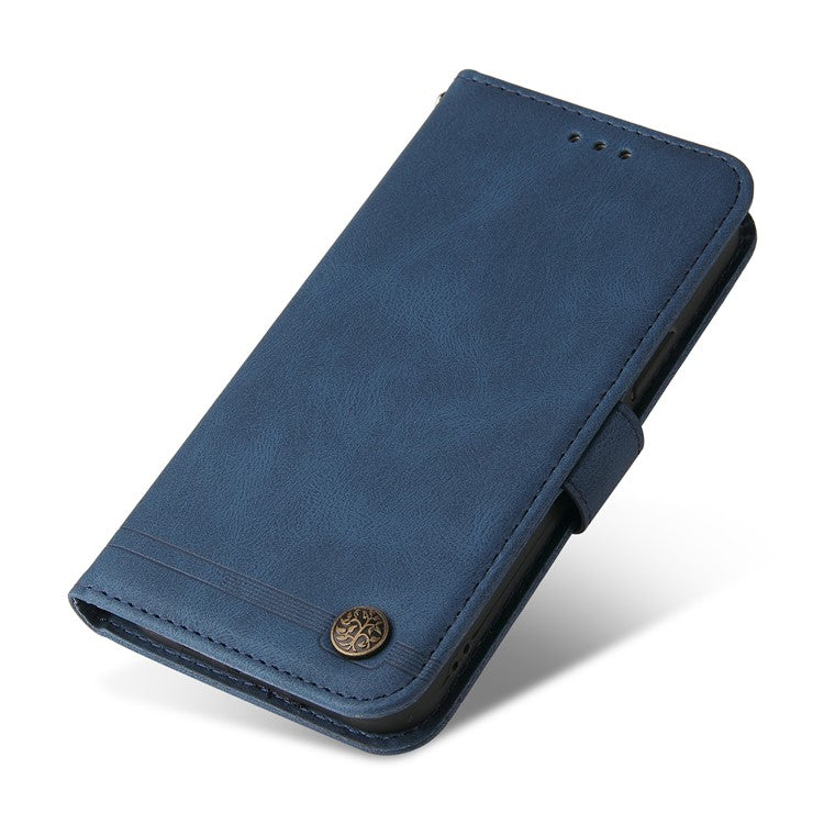 For OnePlus 12 5G Cell Phone Case PU Leather Skin-Touch Feeling Cover Wallet - Blue