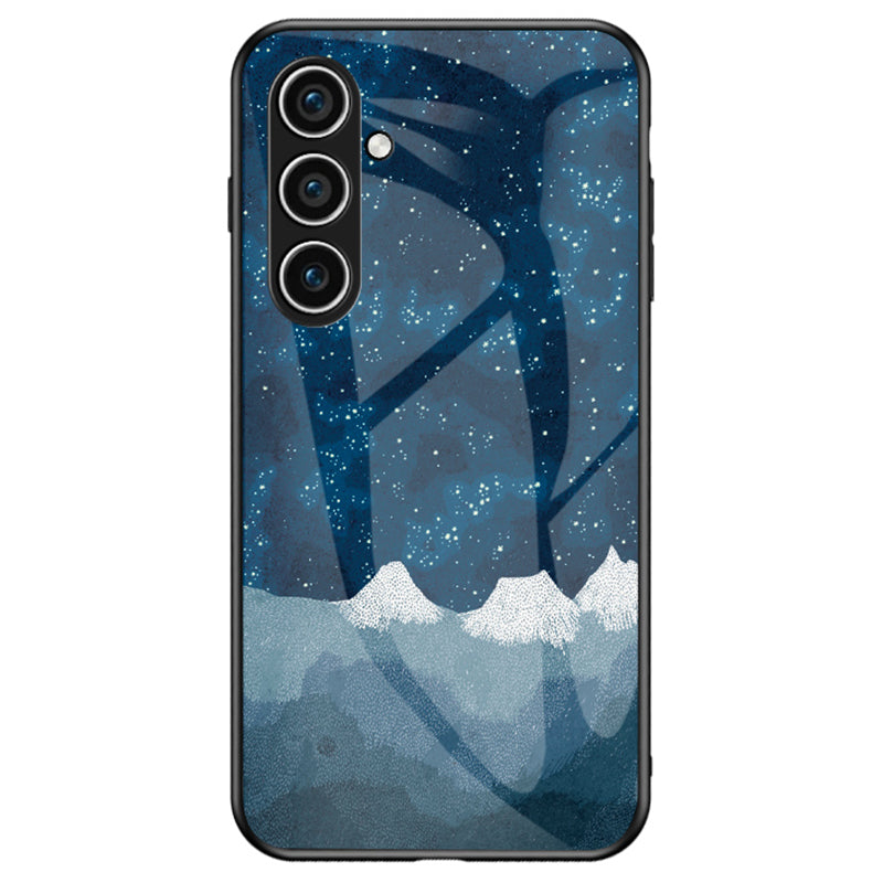 For Samsung Galaxy S24+ Cell Phone Case Starry Sky Pattern Printing Scratch-resistant Cover - Scattering Starry