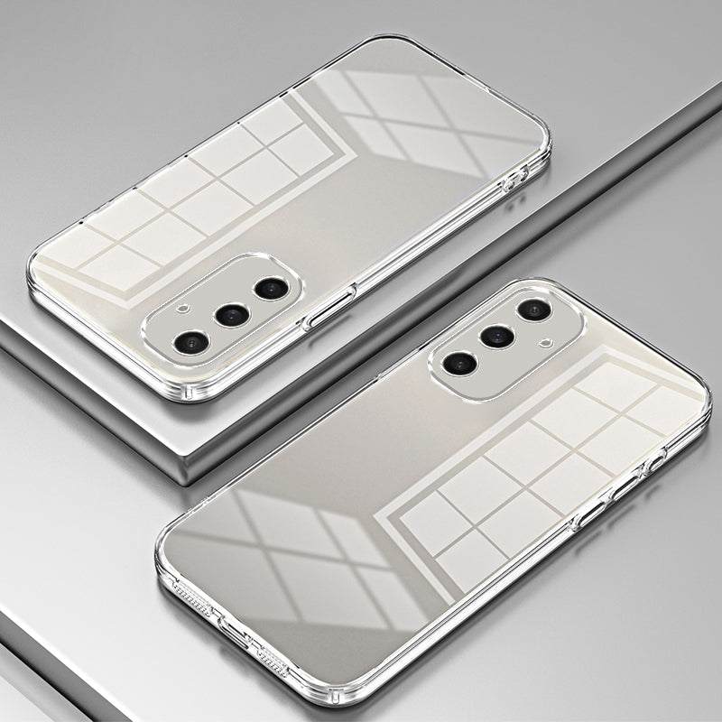 For Samsung Galaxy S24 Electroplating Case Anti-Fall TPU Phone Cover - Transparent