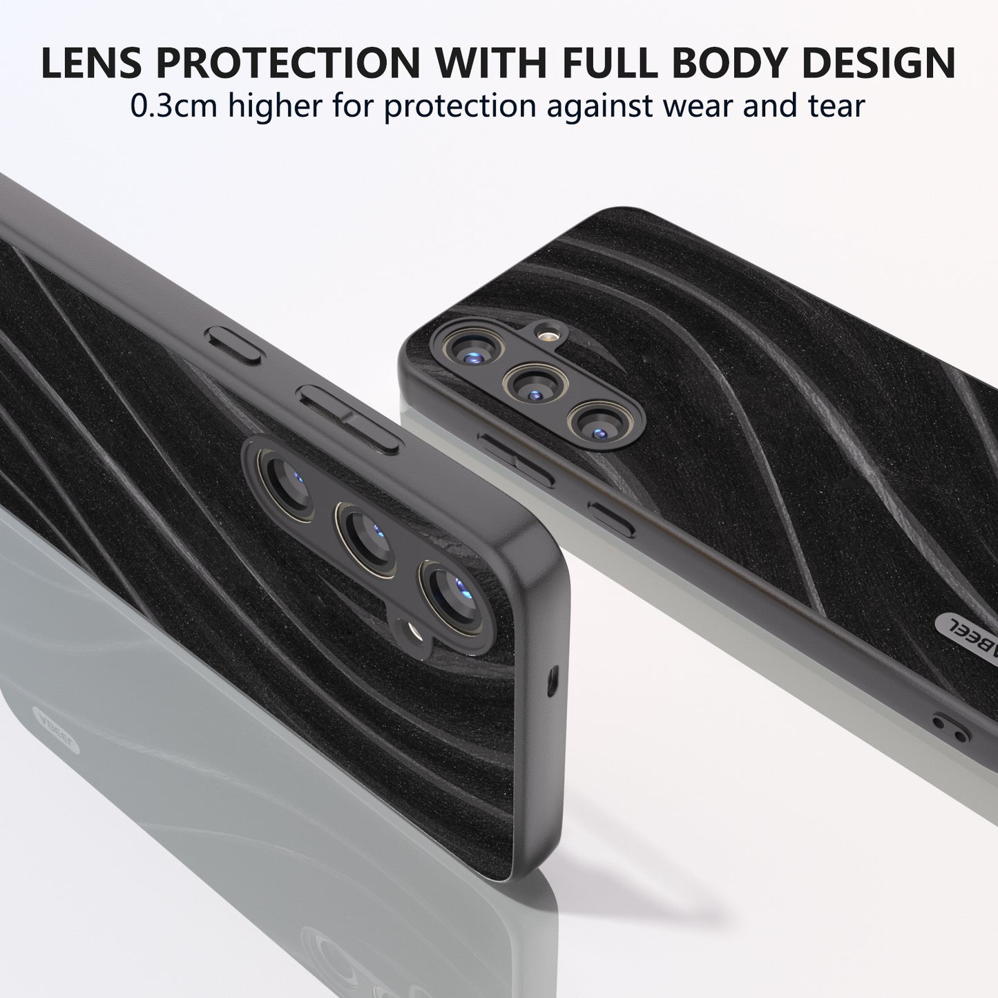 ABEEL Milky Way Series Back Case for Samsung Galaxy S24+ Hybrid Protective Phone Cover - Black