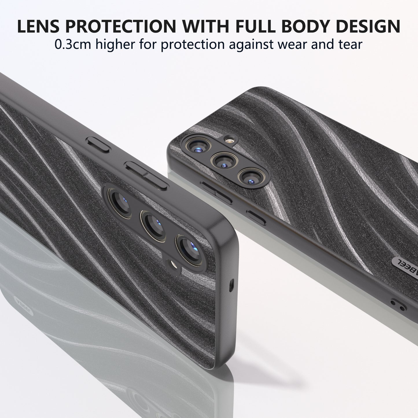 ABEEL Milky Way Series Back Case for Samsung Galaxy S24+ Hybrid Protective Phone Cover - Grey