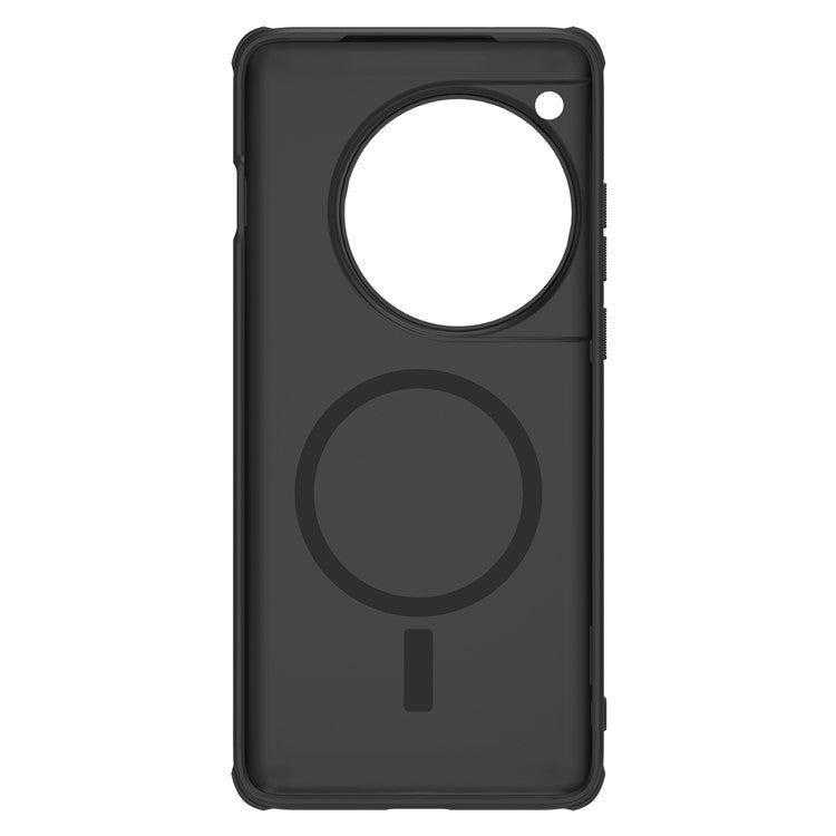 NILLKIN Frosted Shield Pro for OnePlus 12 5G Case Magnetic Phone Cover Wireless Charging - Black