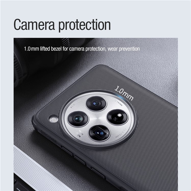 NILLKIN Frosted Shield Pro for OnePlus 12 5G Case Magnetic Phone Cover Wireless Charging - Black