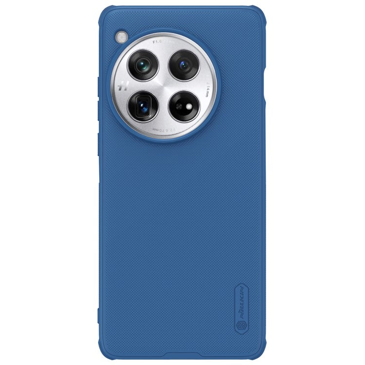 NILLKIN Super Frosted Shield Pro for OnePlus 12 5G Case Protective PC+TPU Phone Cover - Blue