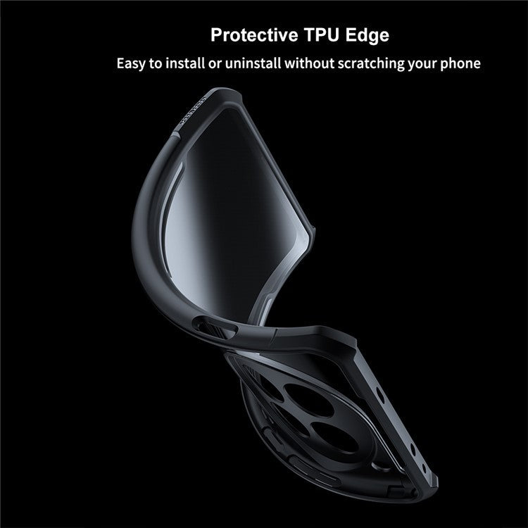 XUNDD Smartphone Cover for OnePlus 12 5G Anti-Scratch Case Acrylic+TPU Shell