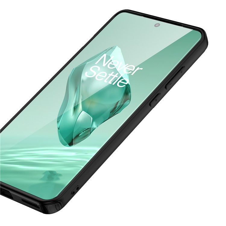 For OnePlus 12 5G Phone Case Reinforced Corners Shockproof Cover - Matte Black