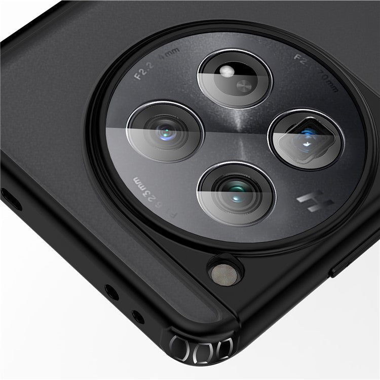 For OnePlus 12 5G Phone Case Reinforced Corners Shockproof Cover - Matte Black