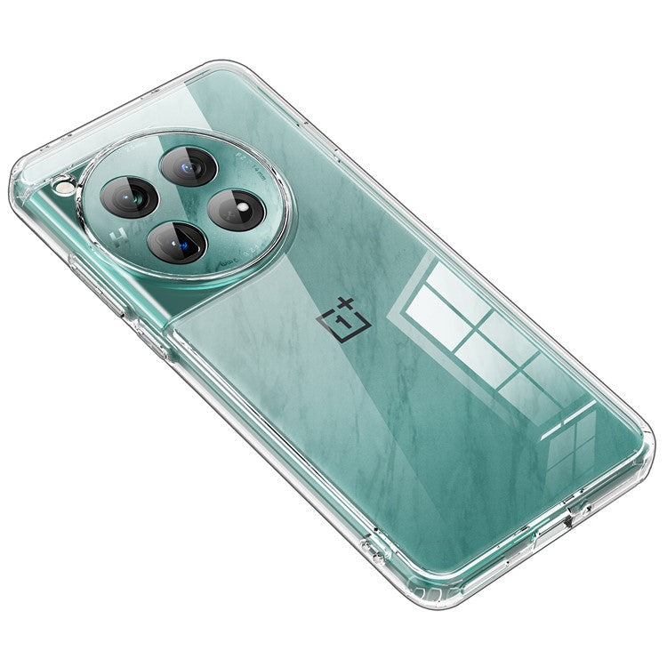 For OnePlus 12 5G Phone Case Reinforced Corners Shockproof Cover - Transparent