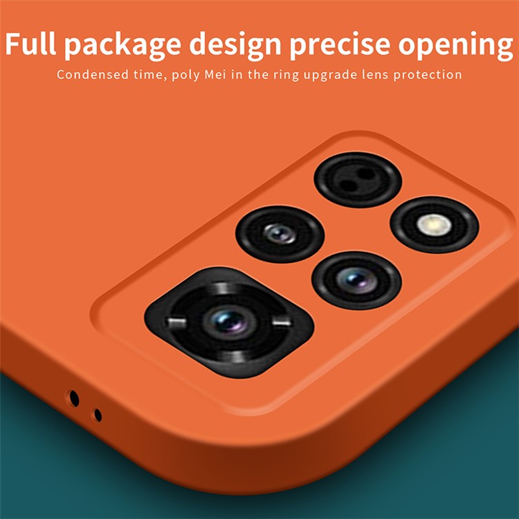 MOFI JK Qin Series For Honor V40 5G Phone Case Skin-Feel Protective Phone Cover - Black