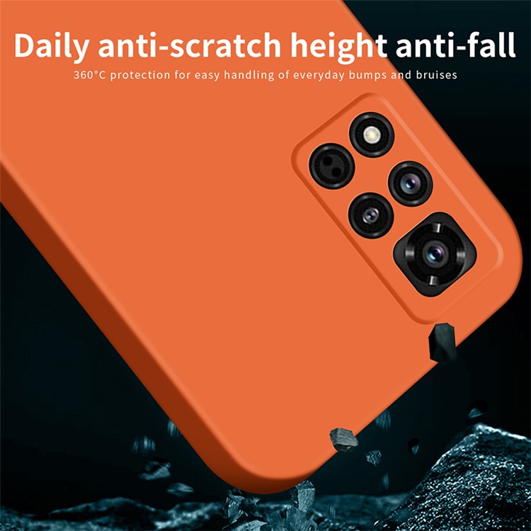 MOFI JK Qin Series For Honor V40 5G Phone Case Skin-Feel Protective Phone Cover - Beige