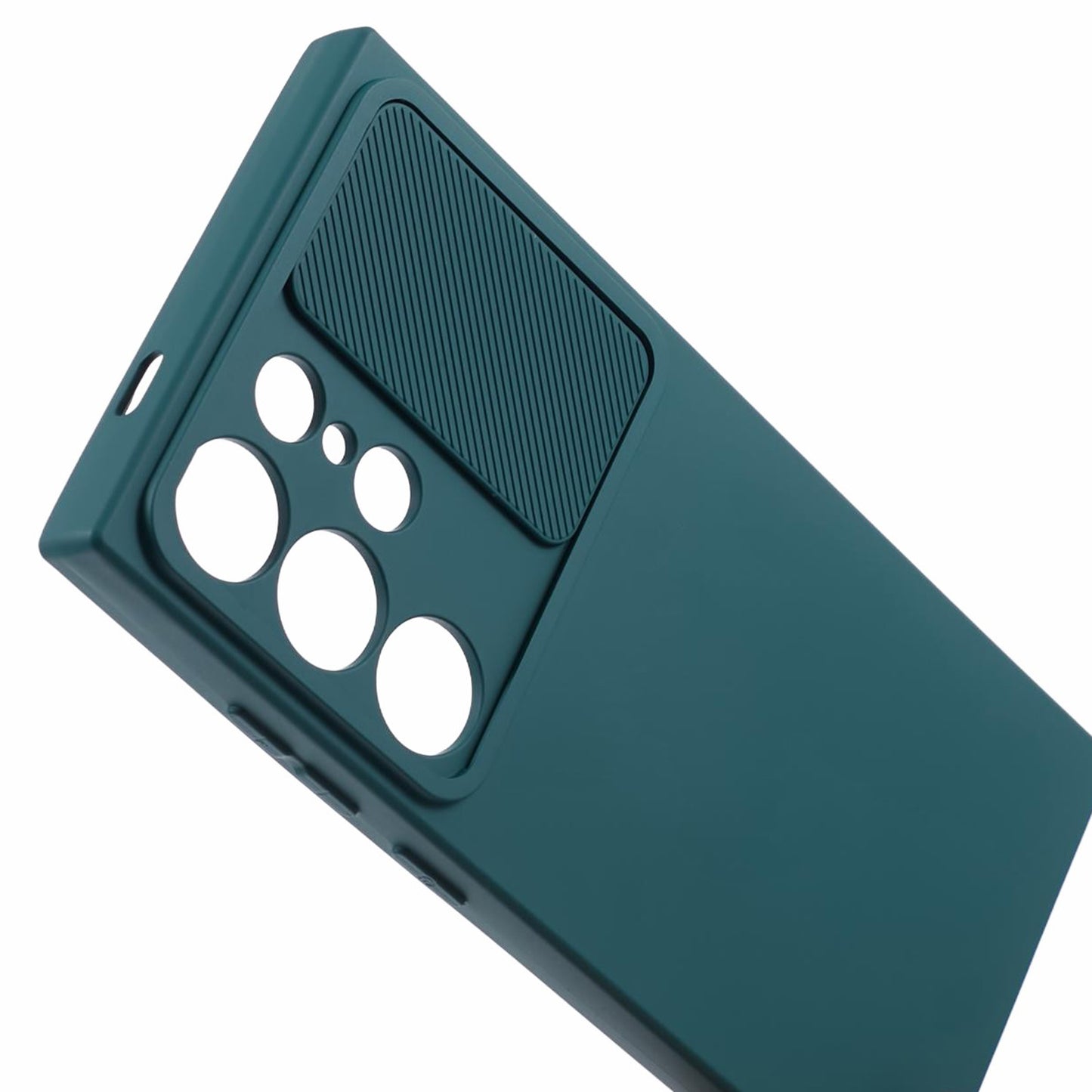 TMT Series for Samsung Galaxy S24 Ultra TPU Case Soft Lining Smart Phone Back Cover - Army Green