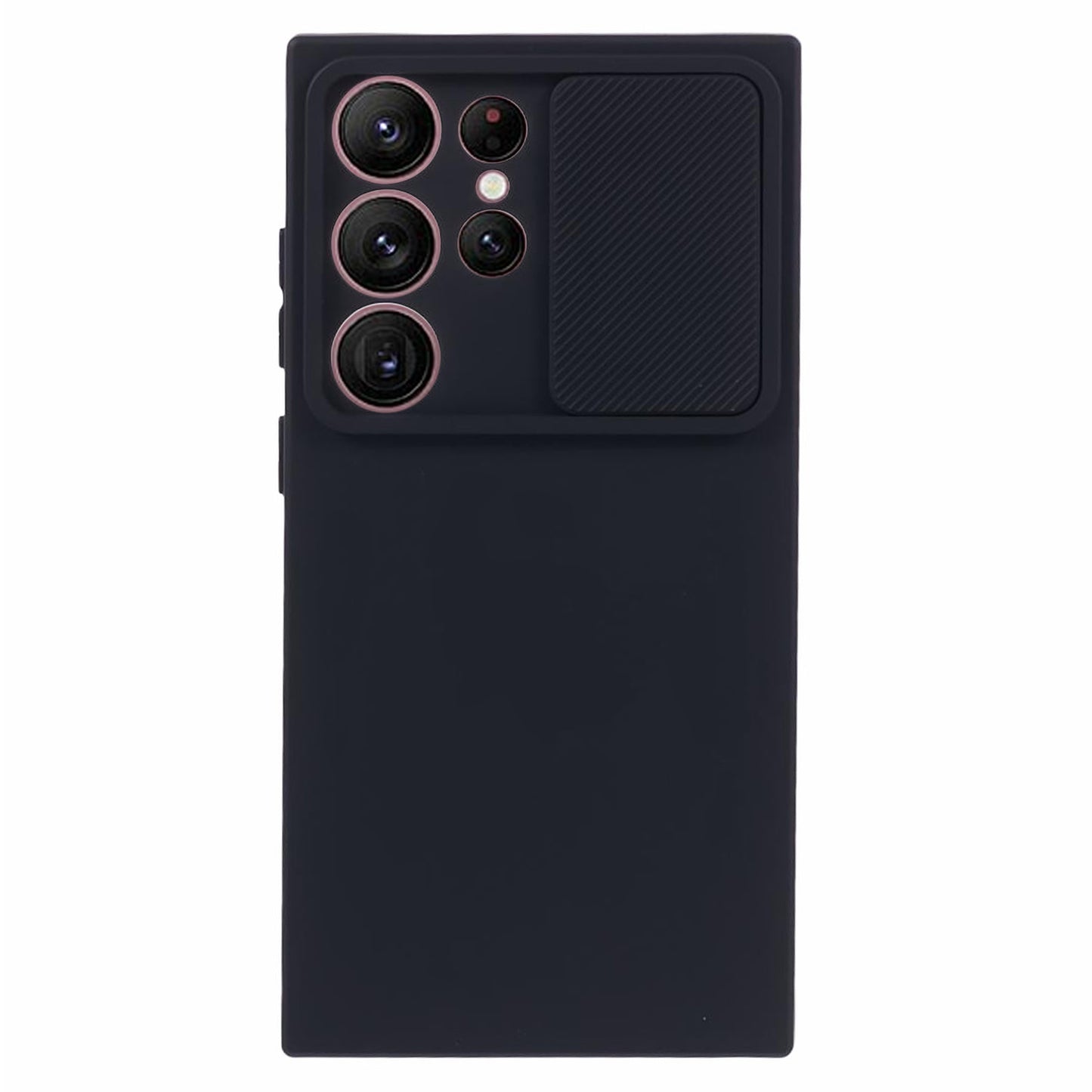 TMT Series for Samsung Galaxy S24 Ultra TPU Case Soft Lining Smart Phone Back Cover - Black