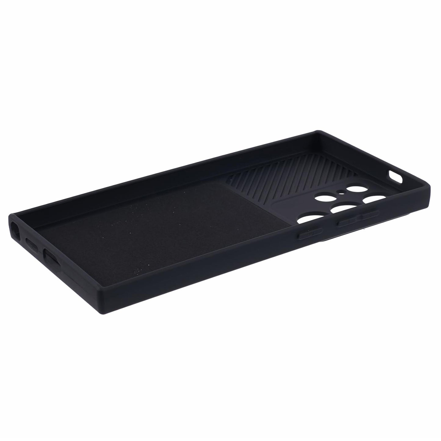 TMT Series for Samsung Galaxy S24 Ultra TPU Case Soft Lining Smart Phone Back Cover - Black
