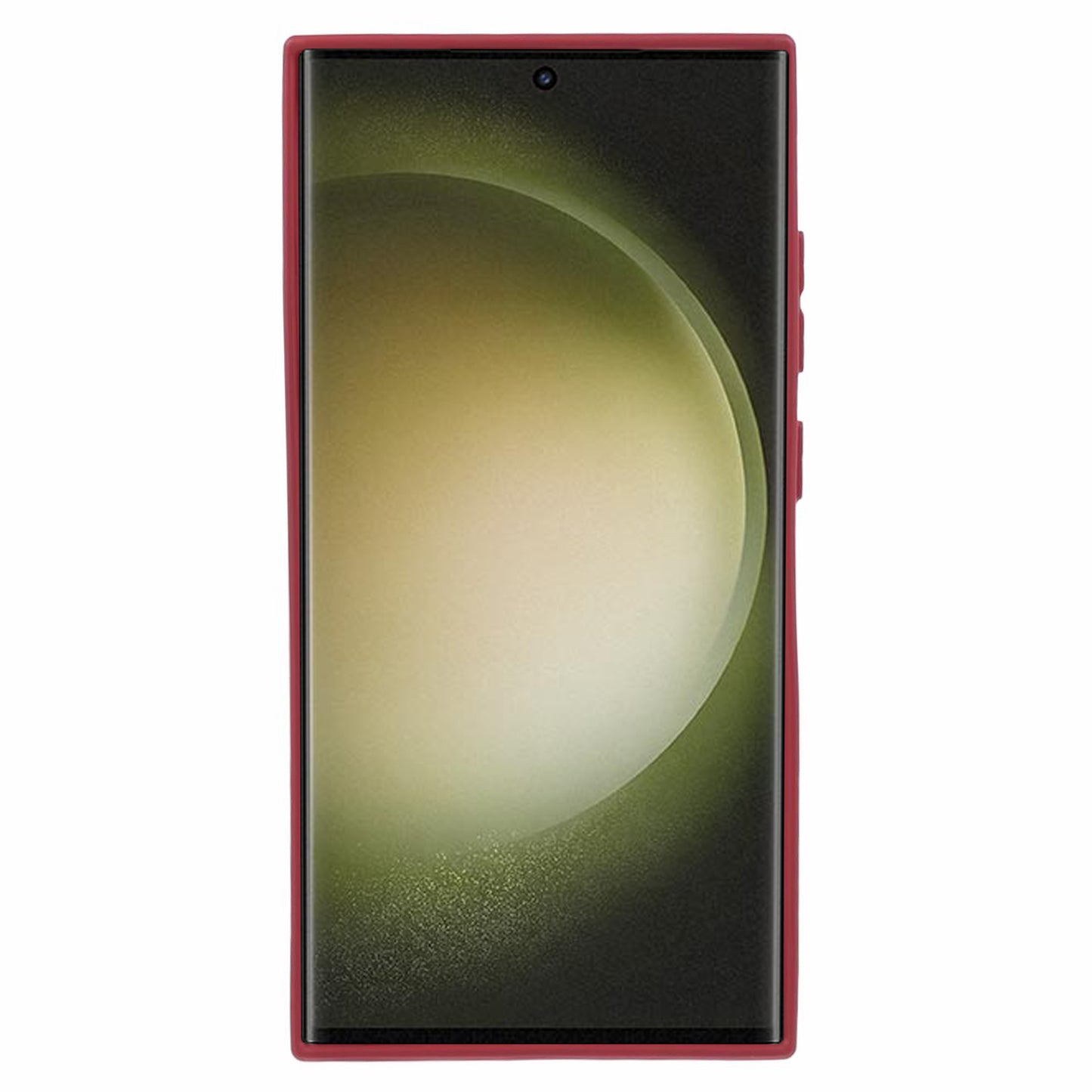 TMT Series for Samsung Galaxy S24 Ultra TPU Case Soft Lining Smart Phone Back Cover - Red