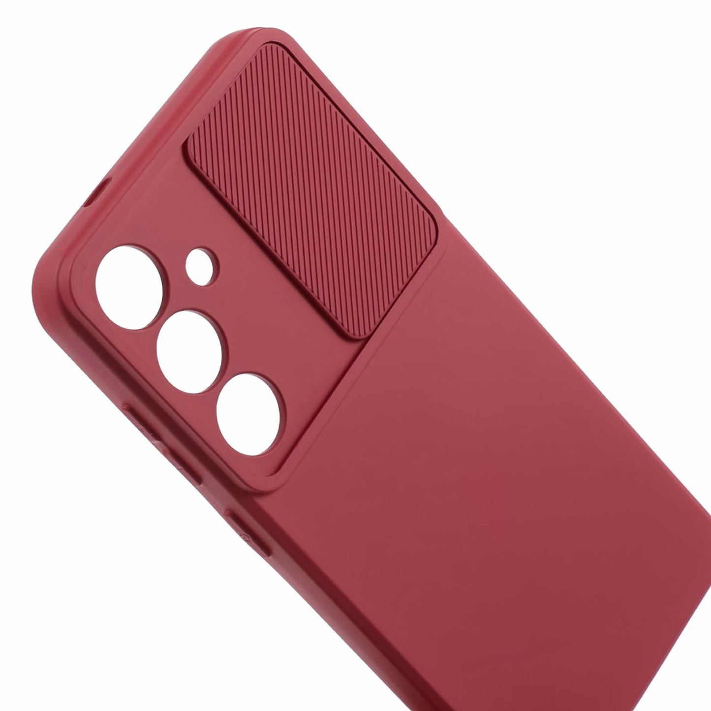 TMT Series for Samsung Galaxy S24 Case Slim-Fit TPU Soft Lining Phone Back Protector - Red