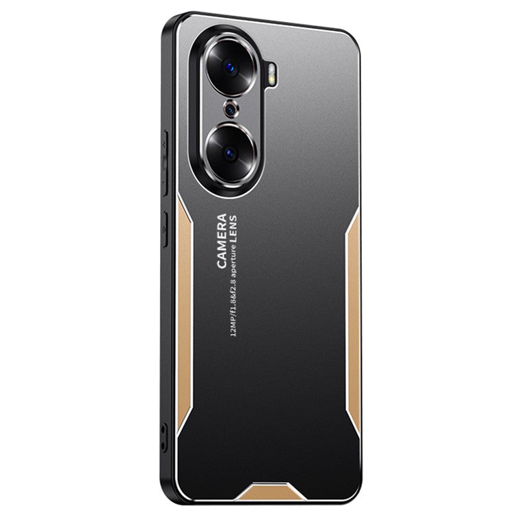 For Honor 60 Pro Anti-drop Phone Case with Precise Lens Protection - Gold