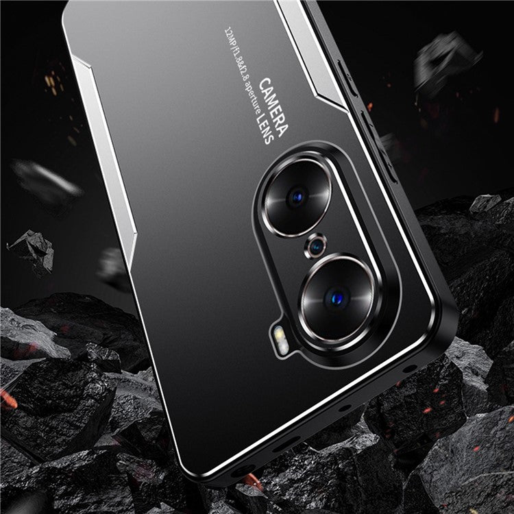 For Honor 60 Pro Anti-drop Phone Case with Precise Lens Protection - Silver