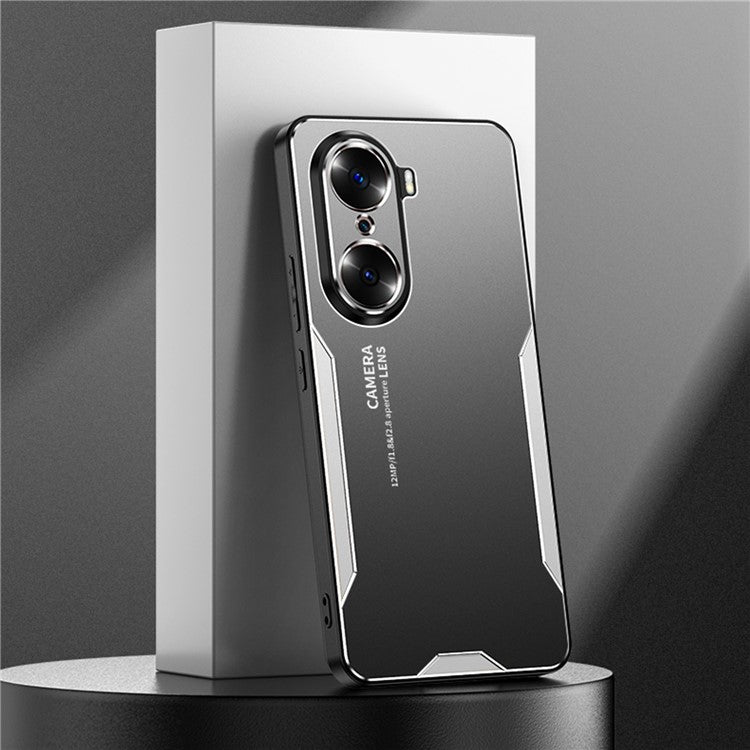 For Honor 60 Pro Anti-drop Phone Case with Precise Lens Protection - Silver