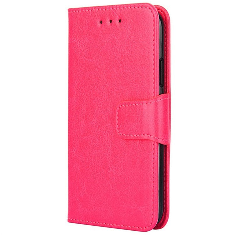 Phone Wallet Cover for OnePlus 12 5G Leather Case with Viewing Stand - Rose