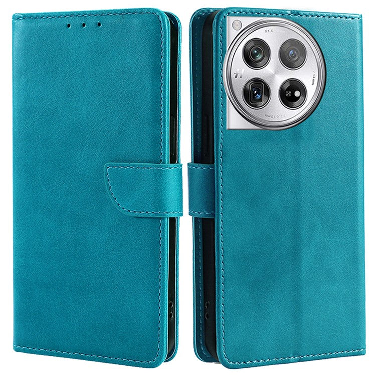 For OnePlus 12 5G Wallet Case Leather Phone Cover Magnetic Closing - Baby Blue