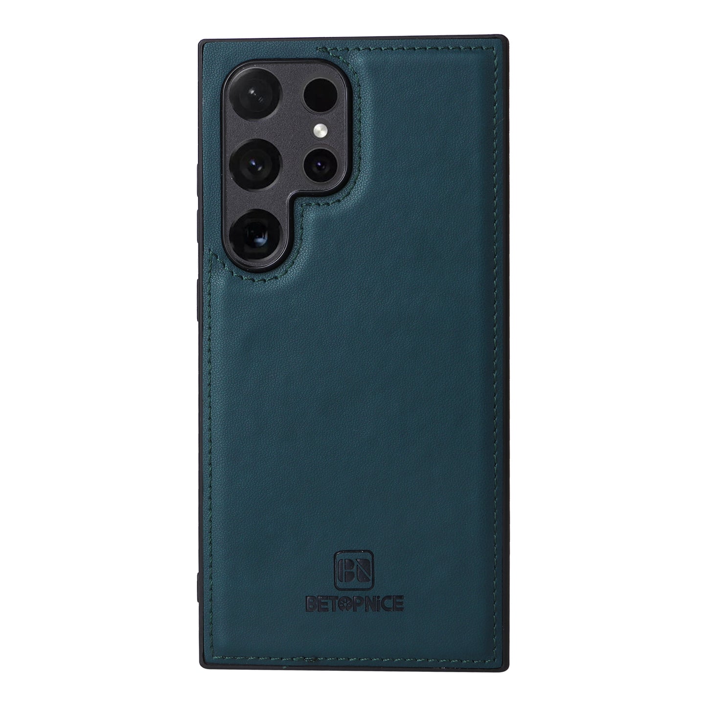 BETOPNICE 005 For Samsung Galaxy S24 Ultra Leather Case Magnetic Detachable Phone Cover - Blue