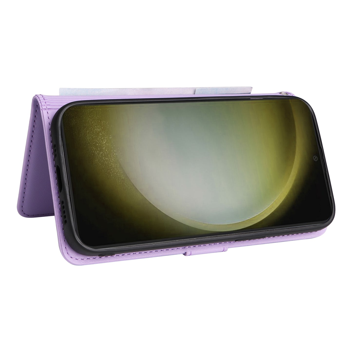 BETOPNICE 005 For Samsung Galaxy S24+ Leather Case Phone Wallet Detachable 2-in-1 - Purple