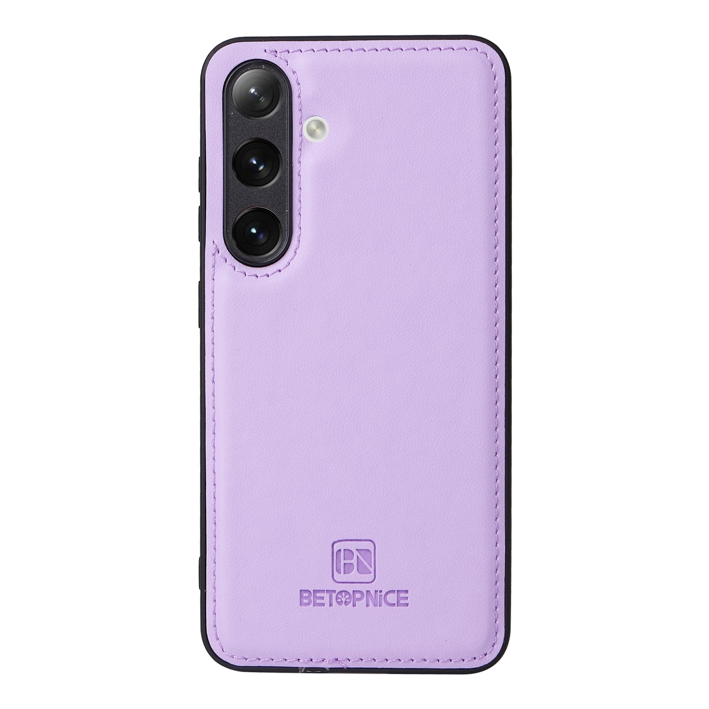 BETOPNICE 005 For Samsung Galaxy S24 Wallet Phone Case Detachable Leather Cover - Purple