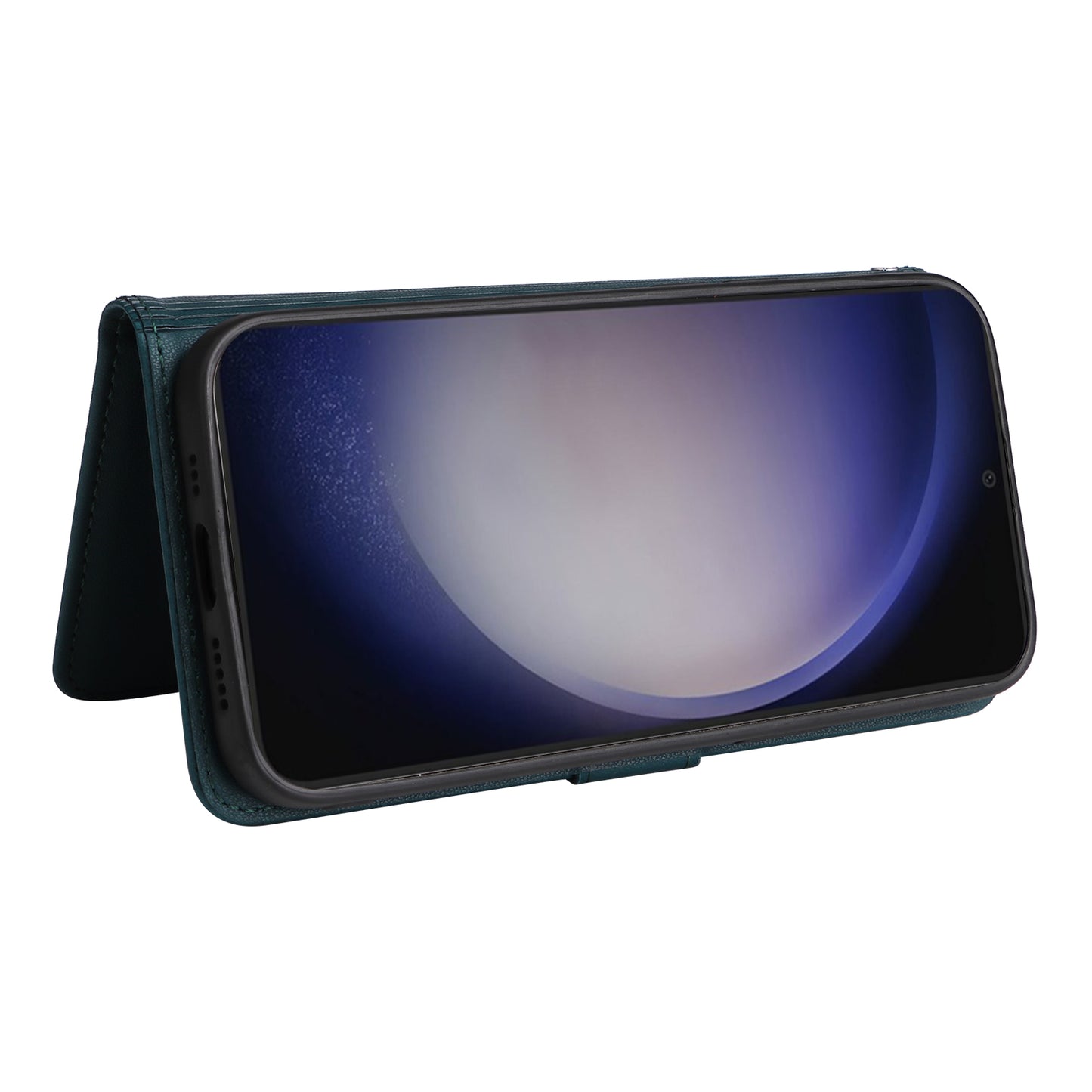 BETOPNICE 005 For Samsung Galaxy S24 Wallet Phone Case Detachable Leather Cover - Blue