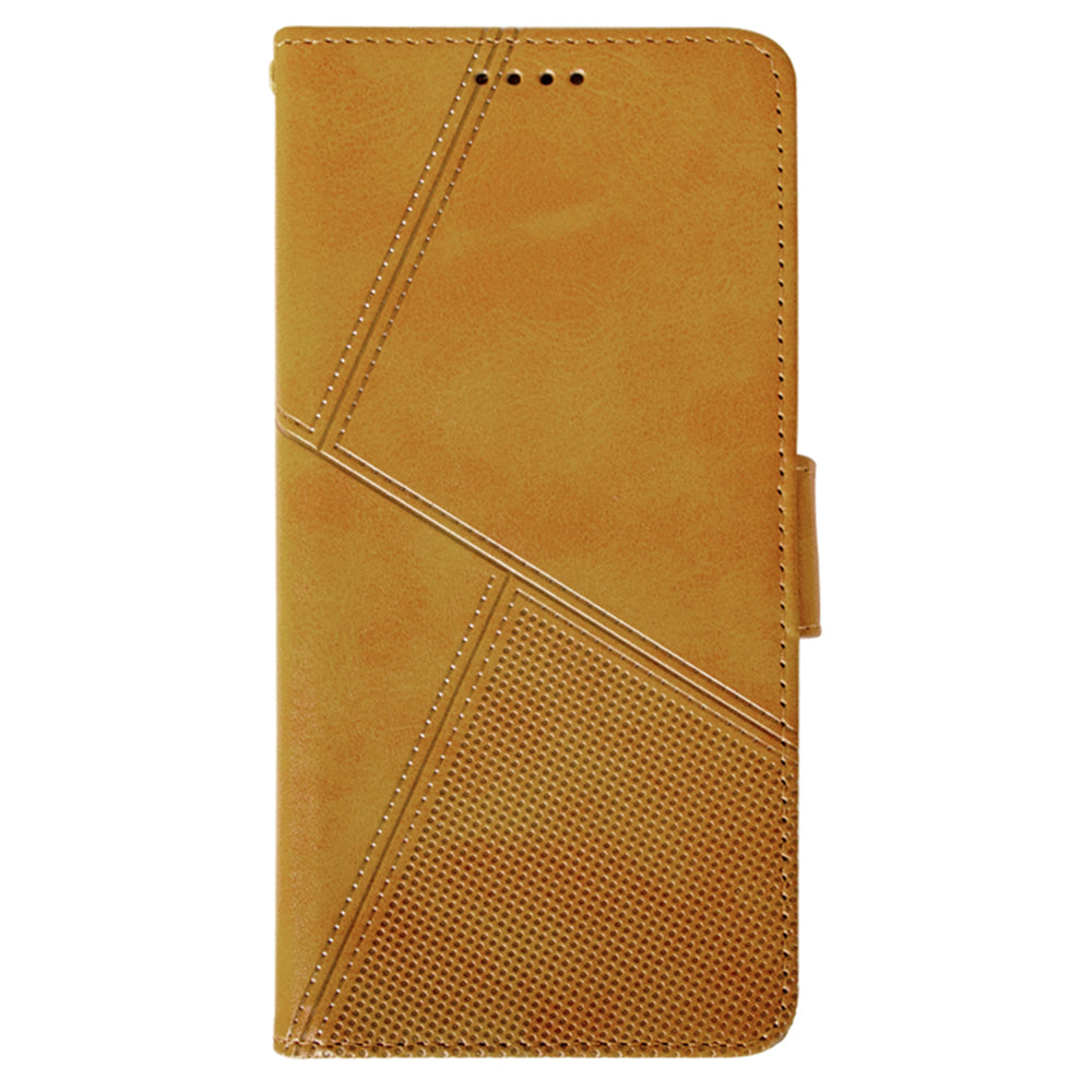IDEWEI For Samsung Galaxy S24+ Calf Texture Leather Case Wallet Phone Cover - Orange