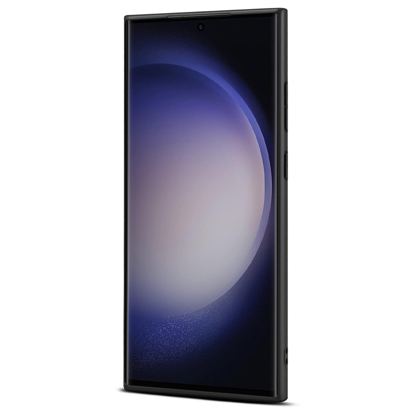 For Samsung Galaxy S24 Ultra Case PU+PC+TPU Crocodile Textured Smart Phone Cover - Black